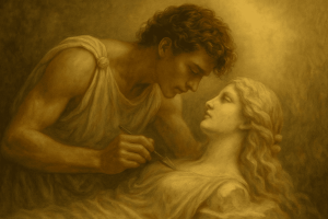 Efecto Pigmalión. El efecto Pigmalión, también conocido como efecto Rosenthal, es un fenómeno que se utiliza en psicología y pedagogía para referirse a la potencial influencia que ejerce la creencia de una persona en el rendimiento de otra. Supone, por tanto, algo importante de conocer y estudiar para los profesionales del ámbito educativo, laboral, social y familiar. El efecto Pigmalión debe su nombre al mito griego de Pigmalión, un escultor que se enamoró de una estatua que había tallado, y al final, ésta acabó cobrando vida. El efecto Pigmalión se puede identificar de las siguientes maneras: Suceso por el que una persona consigue lo que se proponía previamente a causa de la creencia de que puede conseguirlo. Las expectativas y previsiones de los profesores sobre el comportamiento de los alumnos condicionan las conductas de estos. (Rosenthal y Jacobson). Una profecía autocumplida es una expectativa que incita a las personas a actuar en formas que hacen que la expectativa se cumpla.